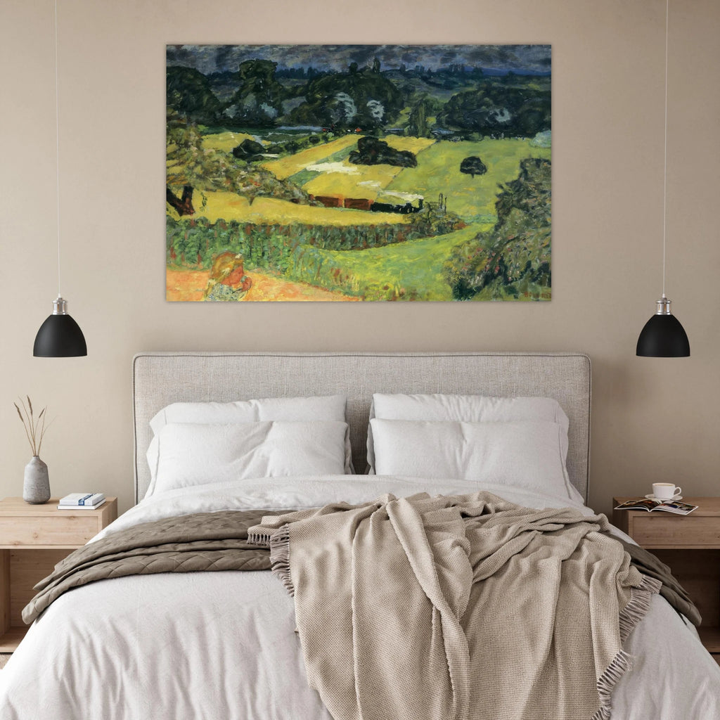 Landscape with freight train Poster | Pierre Bonnard Poster | Pierre Bonnard Shop