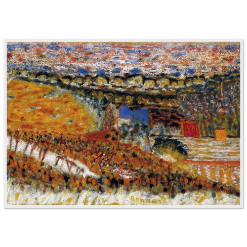 Autumn View Framed Poster | Pierre Bonnard Framed Prints Wall Art | Pierre Bonnard Shop