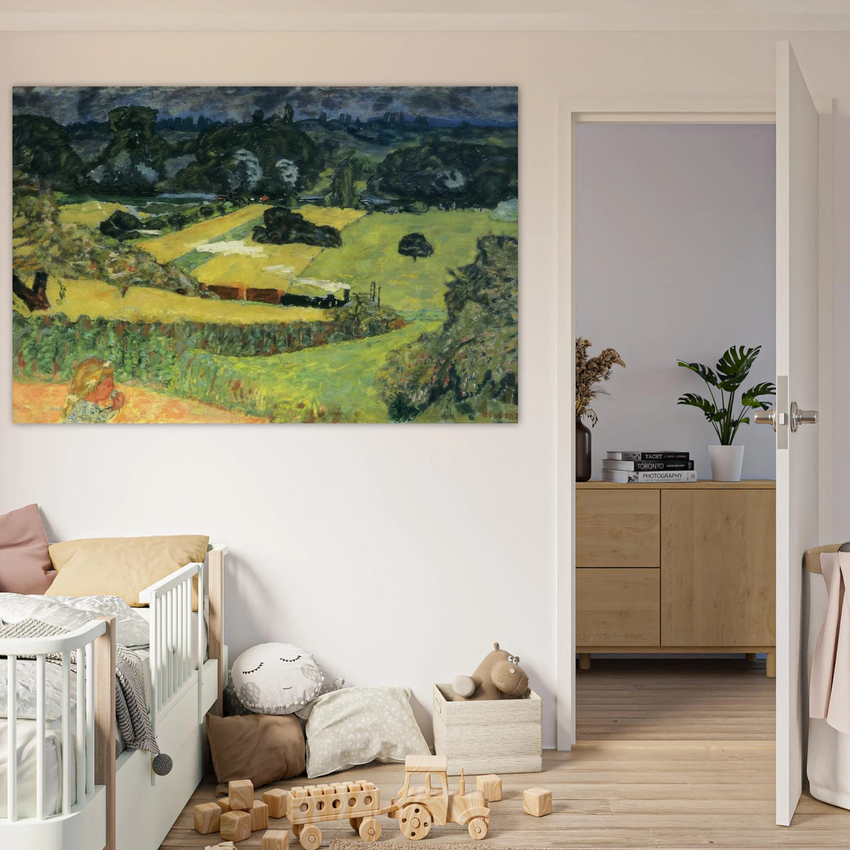 Landscape with freight train Poster | Pierre Bonnard Poster | Pierre Bonnard Shop