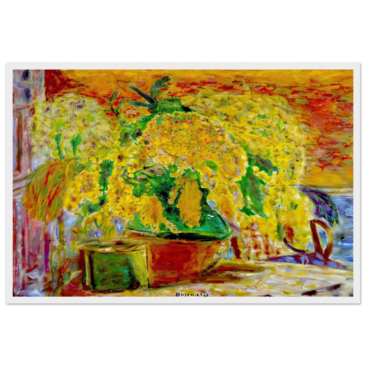 Bunch of Mimosa Framed Poster | Pierre Bonnard Framed Prints Wall Art | Pierre Bonnard Shop