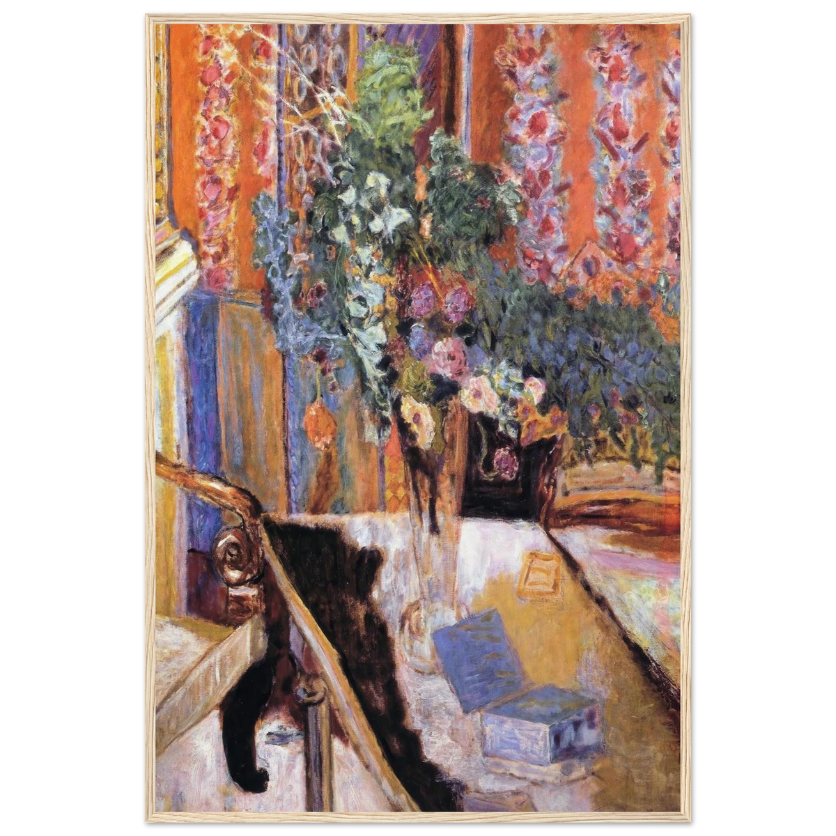 Interior with Flowers Framed Poster | Pierre Bonnard Framed Prints Wall Art | Pierre Bonnard Shop