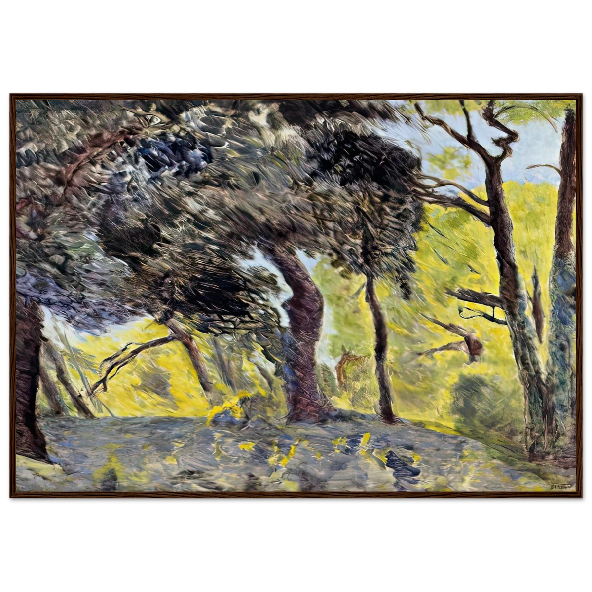 In the Woods (study) Framed Poster | Pierre Bonnard Framed Prints Wall Art | Pierre Bonnard Shop