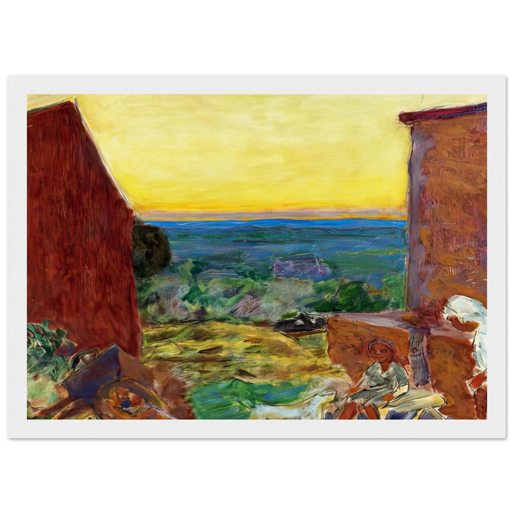 Landscape, Sunset Framed Poster | Pierre Bonnard Framed Prints Wall Art | Pierre Bonnard Shop