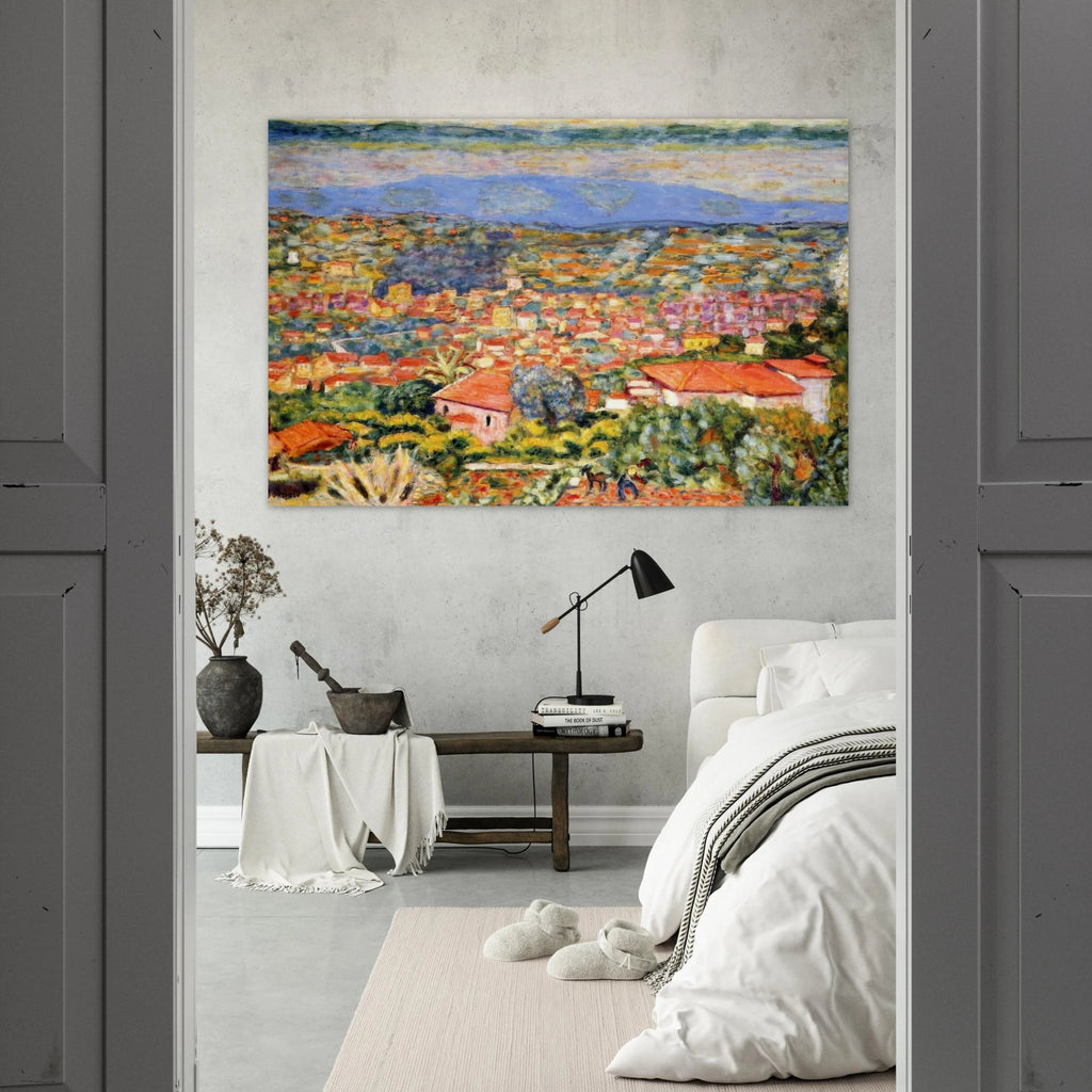 View of Le Cannet, Roofs Poster | Pierre Bonnard Poster | Pierre Bonnard Shop