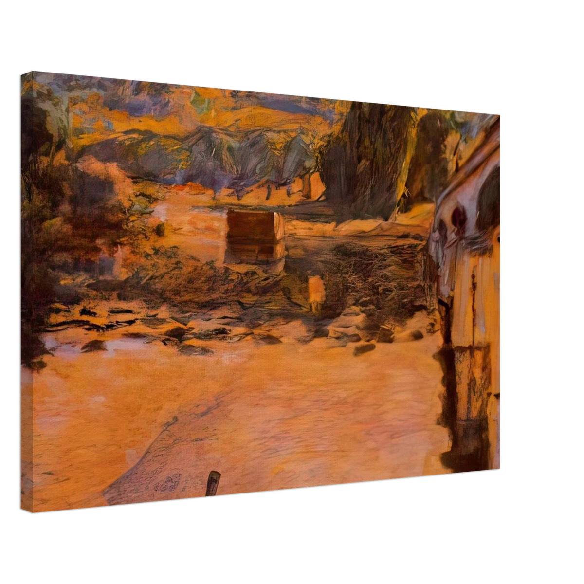 The Pont de Vernon Canvas | Pierre Bonnard Canvas | Pierre Bonnard Shop