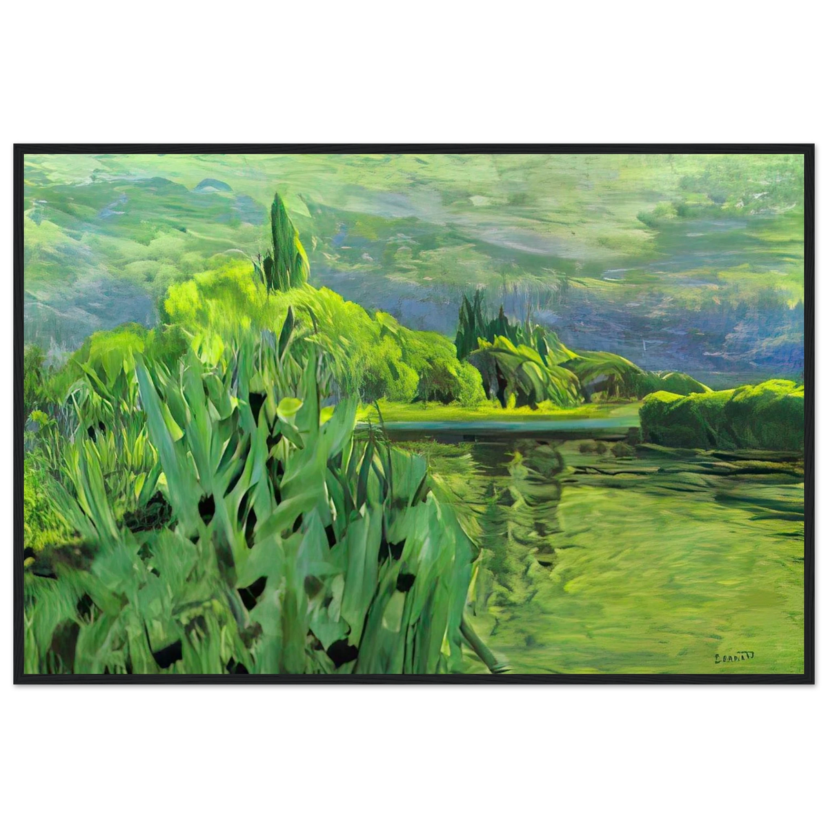 The Seine Framed Poster | Pierre Bonnard Framed Prints Wall Art | Pierre Bonnard Shop