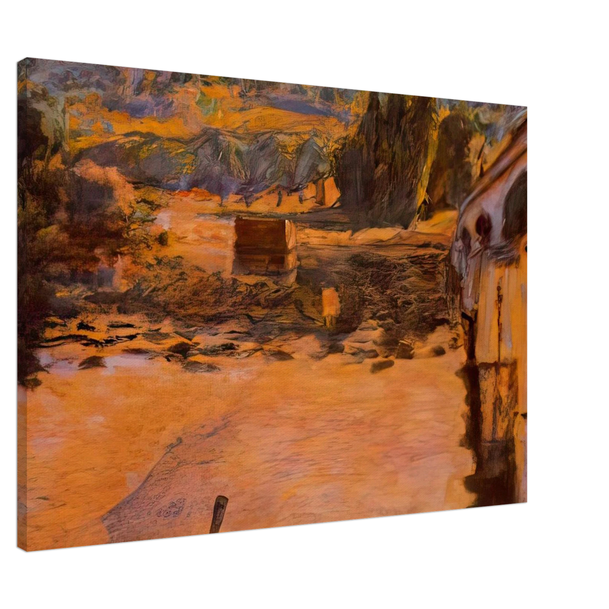 The Pont de Vernon Canvas | Pierre Bonnard Canvas | Pierre Bonnard Shop