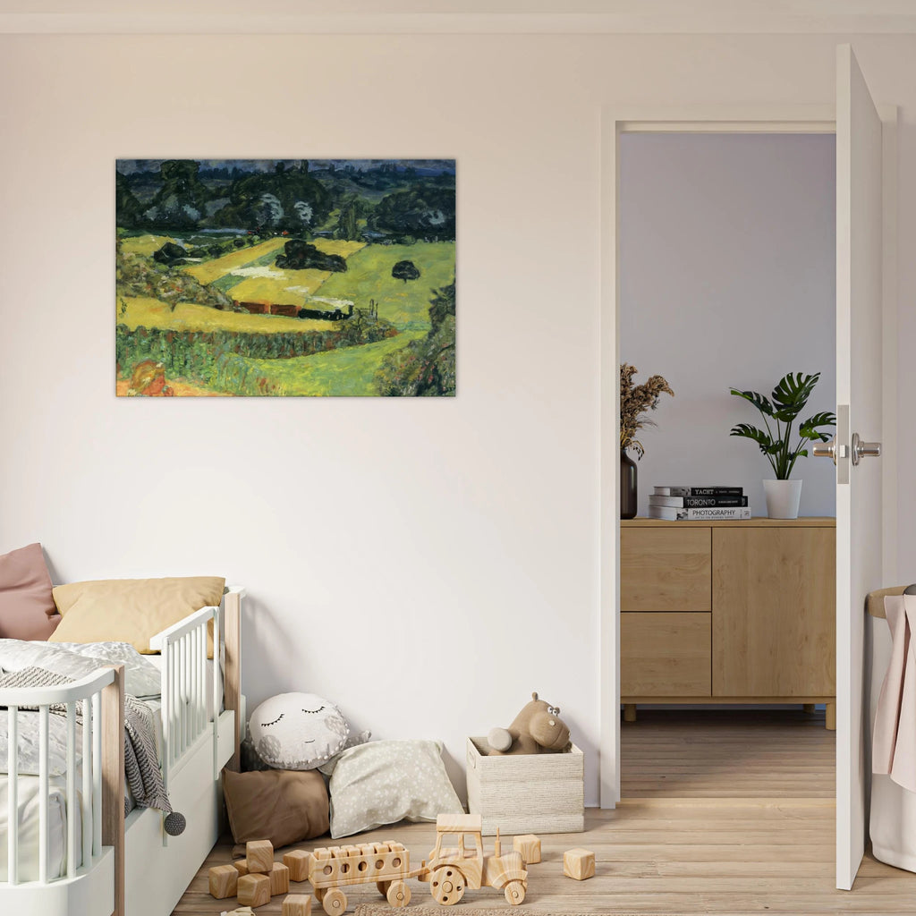 Landscape with freight train Canvas | Pierre Bonnard Canvas | Pierre Bonnard Shop