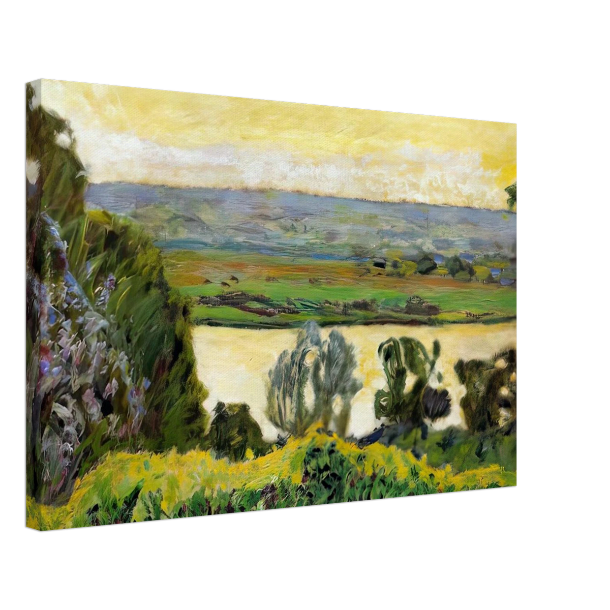 Landscape at Vernon Canvas | Pierre Bonnard Canvas | Pierre Bonnard Shop