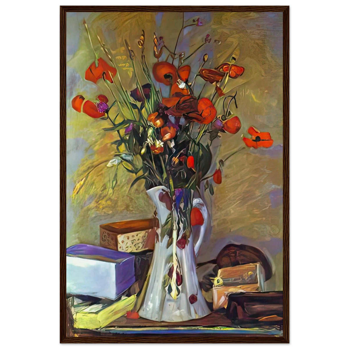 Poppies Framed Poster | Pierre Bonnard Framed Prints Wall Art | Pierre Bonnard Shop