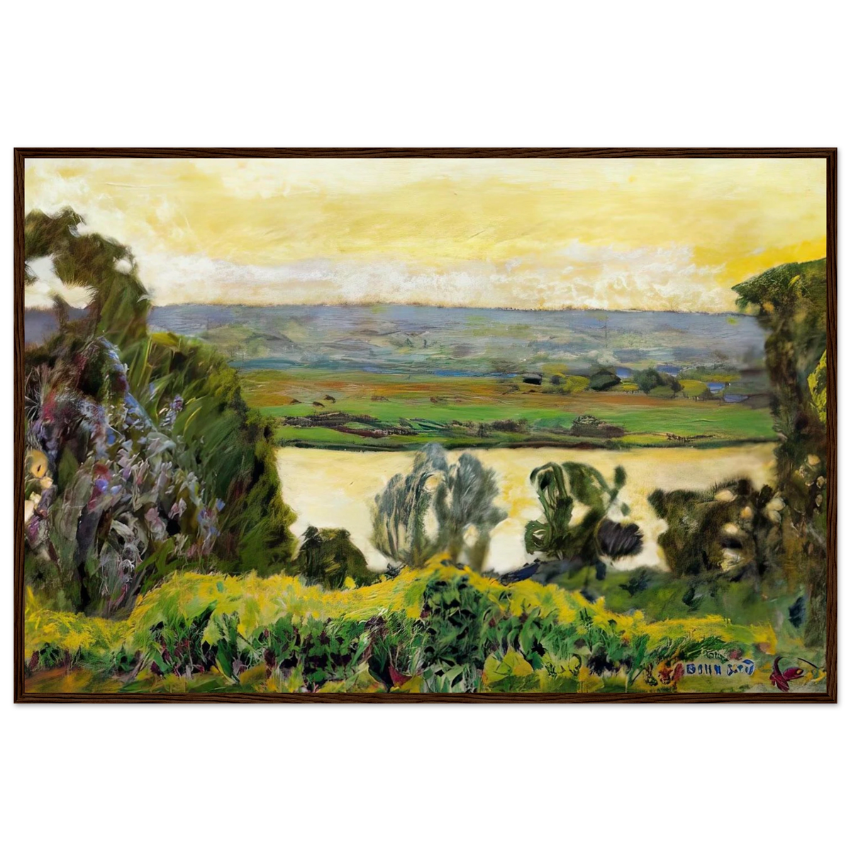 Landscape at Vernon Framed Poster | Pierre Bonnard Framed Prints Wall Art | Pierre Bonnard Shop