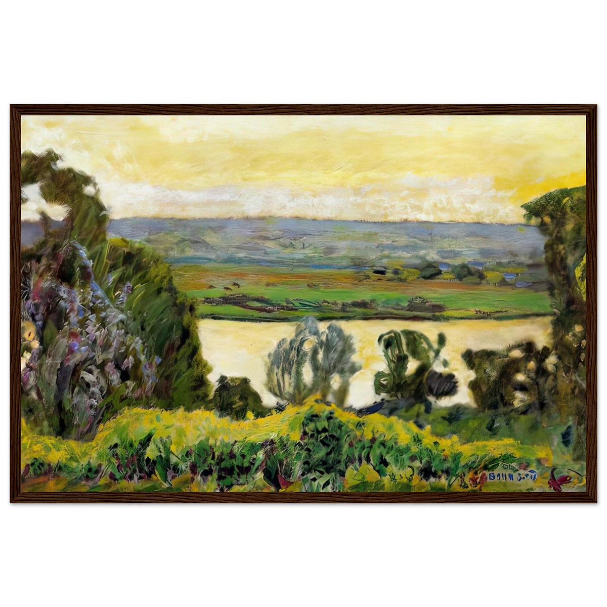 Landscape at Vernon Framed Poster | Pierre Bonnard Framed Prints Wall Art | Pierre Bonnard Shop