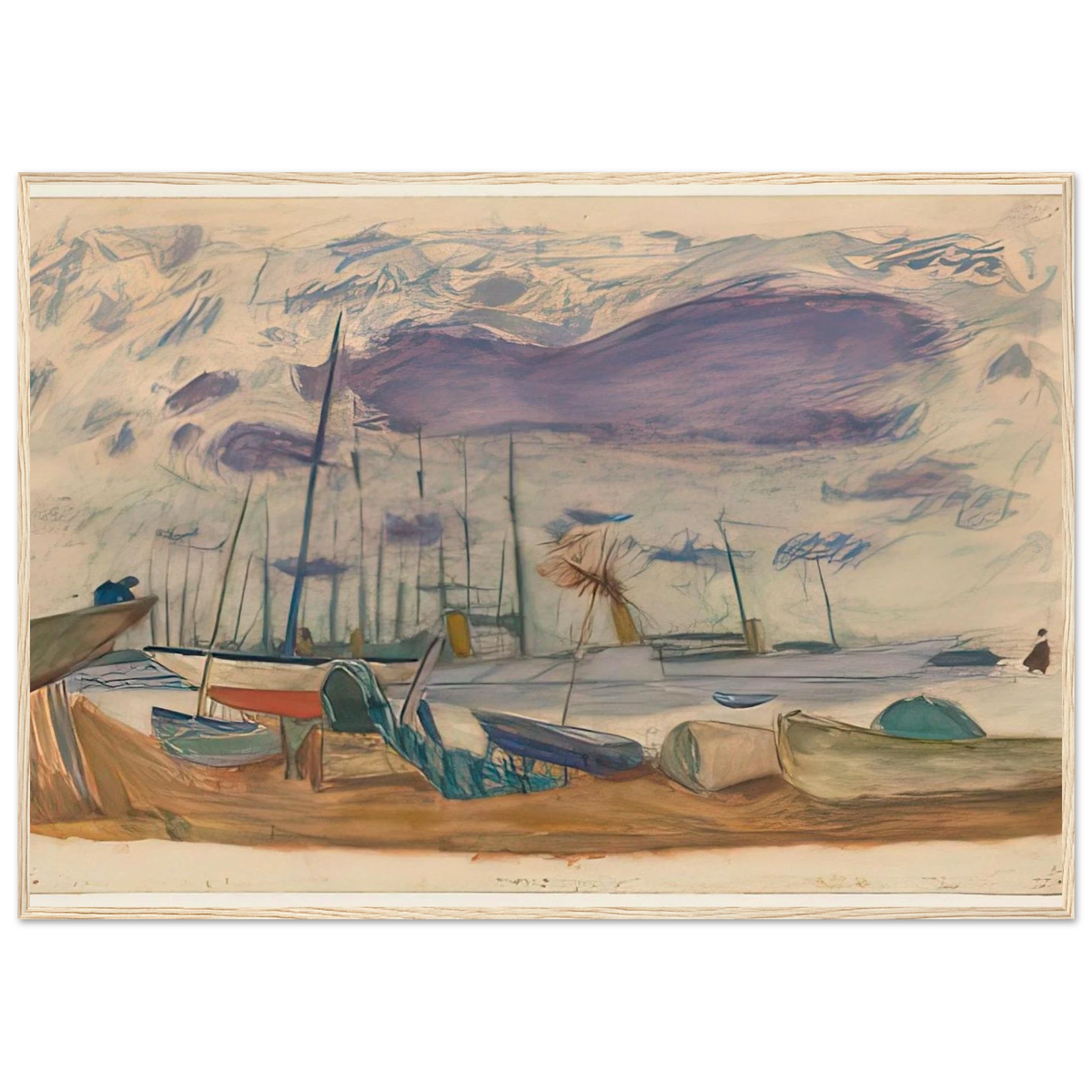 Le Port de Cannes Framed Poster | Pierre Bonnard Framed Prints Wall Art | Pierre Bonnard Shop