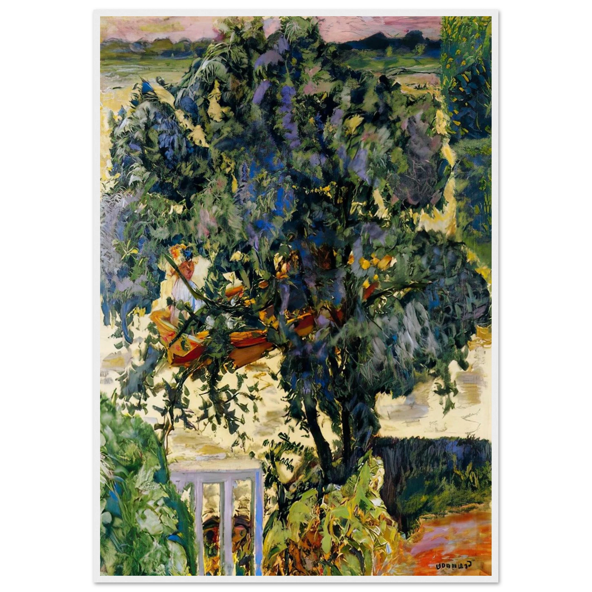 Tree by the River Framed Poster | Pierre Bonnard Framed Prints Wall Art | Pierre Bonnard Shop