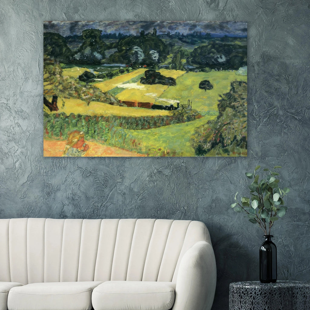 Landscape with freight train Poster | Pierre Bonnard Poster | Pierre Bonnard Shop