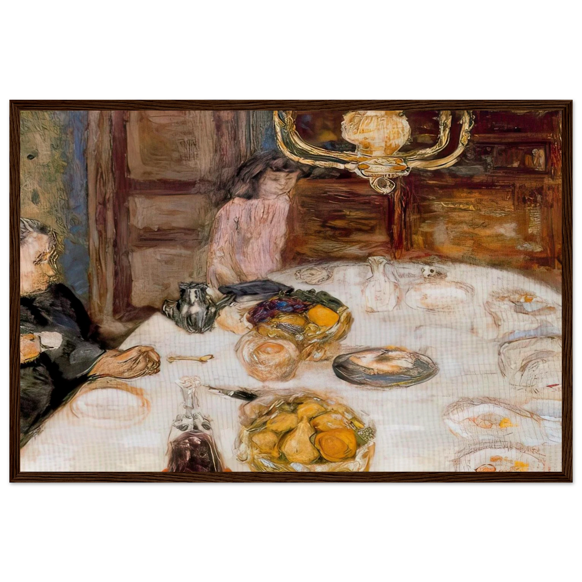 Lunch at Le Grand Lamps Framed Poster | Pierre Bonnard Framed Prints Wall Art | Pierre Bonnard Shop