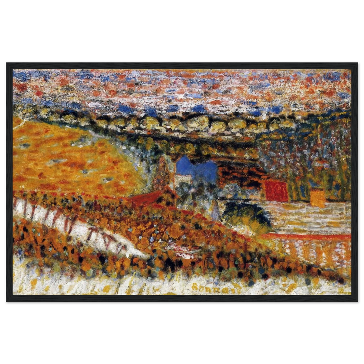 Autumn View Framed Poster | Pierre Bonnard Framed Prints Wall Art | Pierre Bonnard Shop