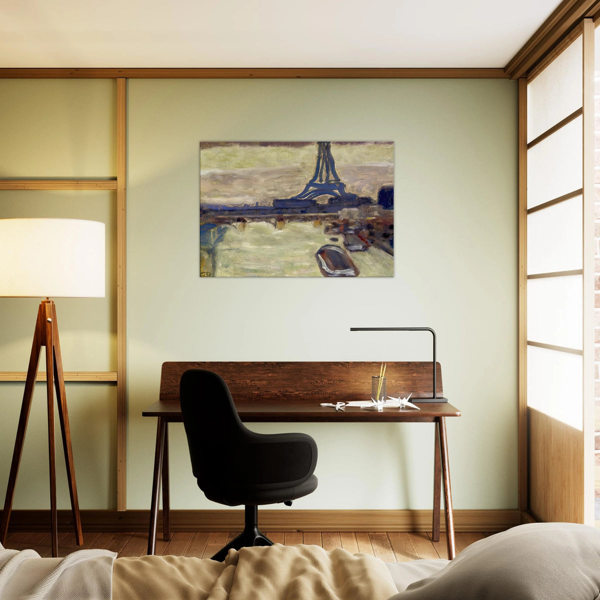 Eiffel Tower and The Seine Canvas | Pierre Bonnard Canvas | Pierre Bonnard Shop