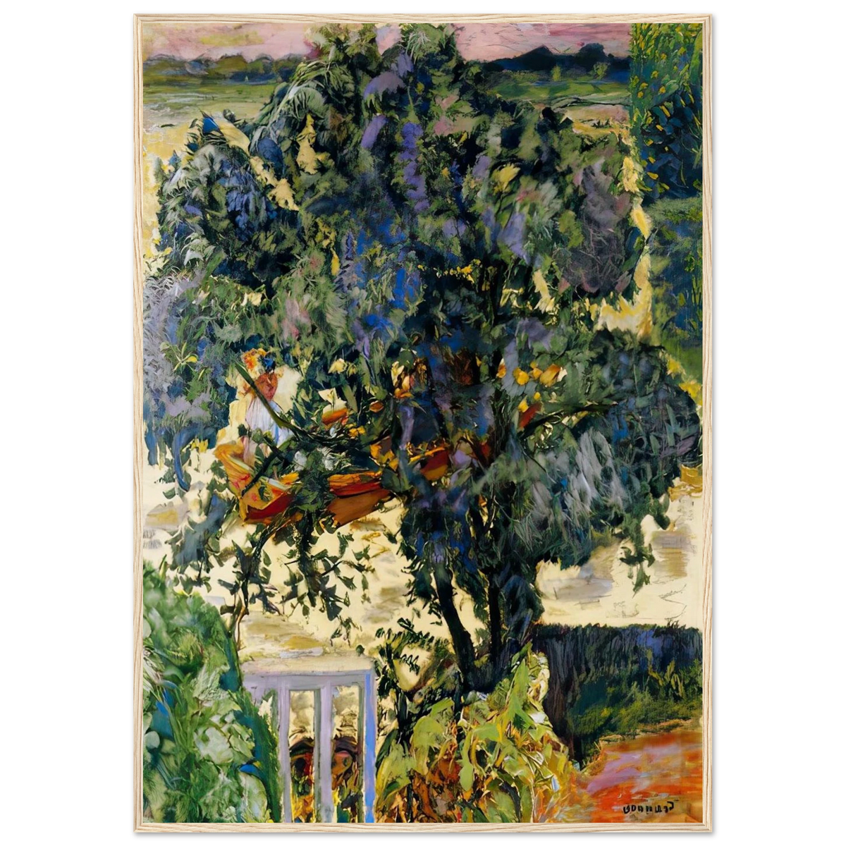 Tree by the River Framed Poster | Pierre Bonnard Framed Prints Wall Art | Pierre Bonnard Shop