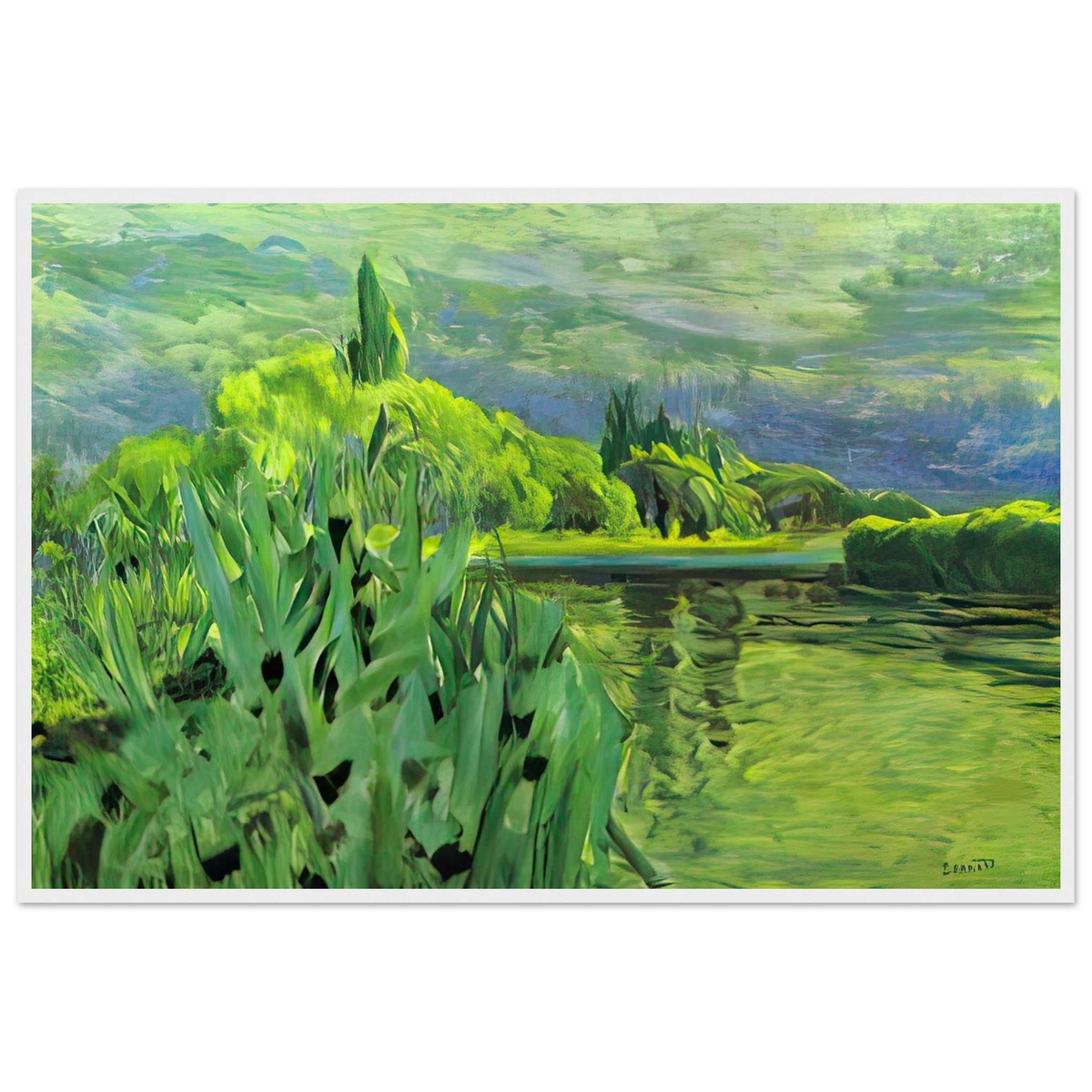 The Seine Framed Poster | Pierre Bonnard Framed Prints Wall Art | Pierre Bonnard Shop