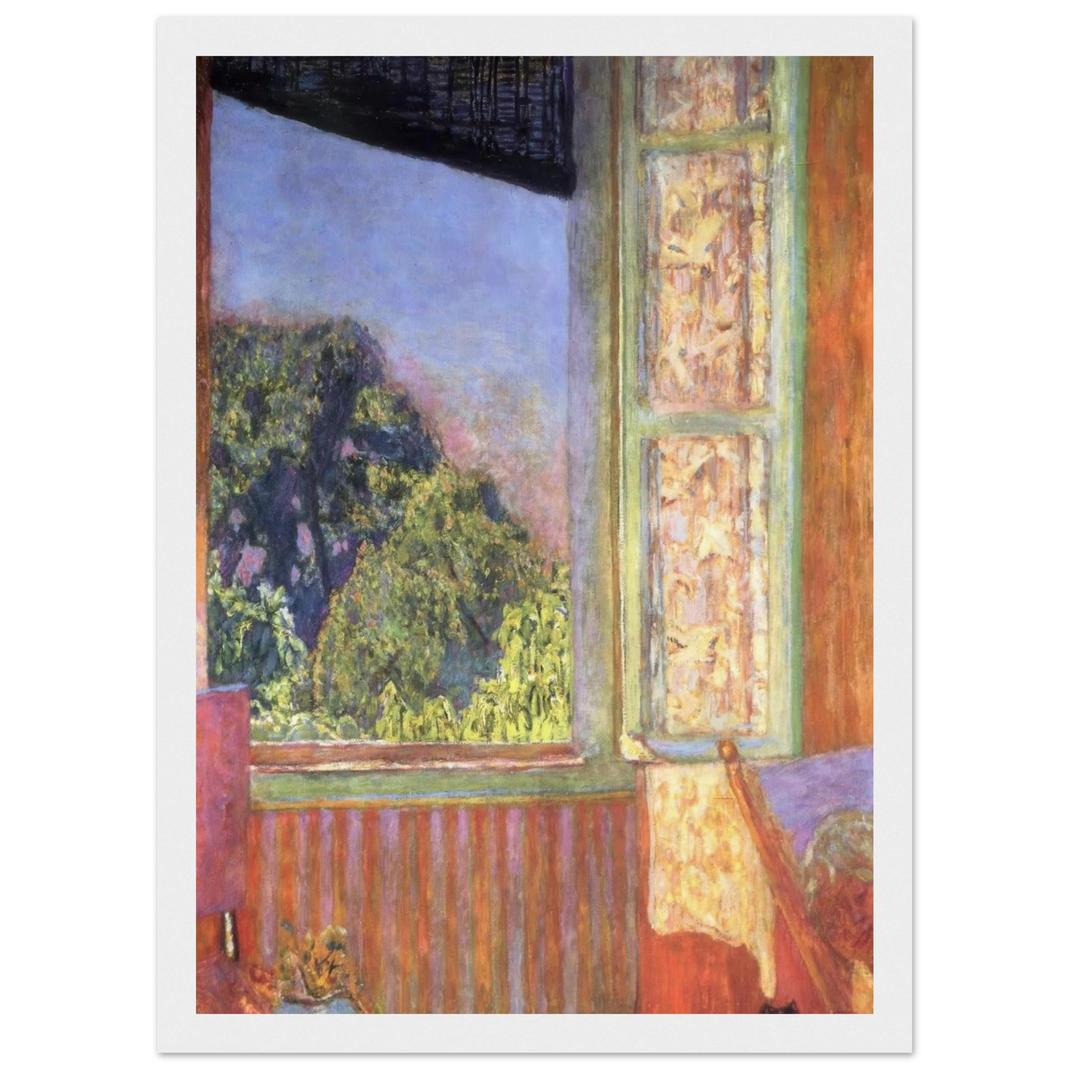 The Open Window Framed Poster | Pierre Bonnard Framed Prints Wall Art | Pierre Bonnard Shop