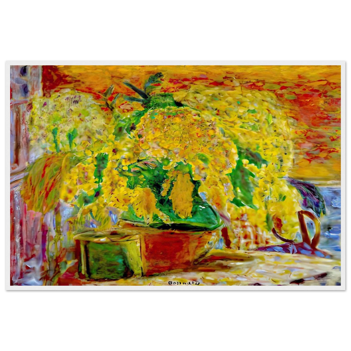 Bunch of Mimosa Framed Poster | Pierre Bonnard Framed Prints Wall Art | Pierre Bonnard Shop