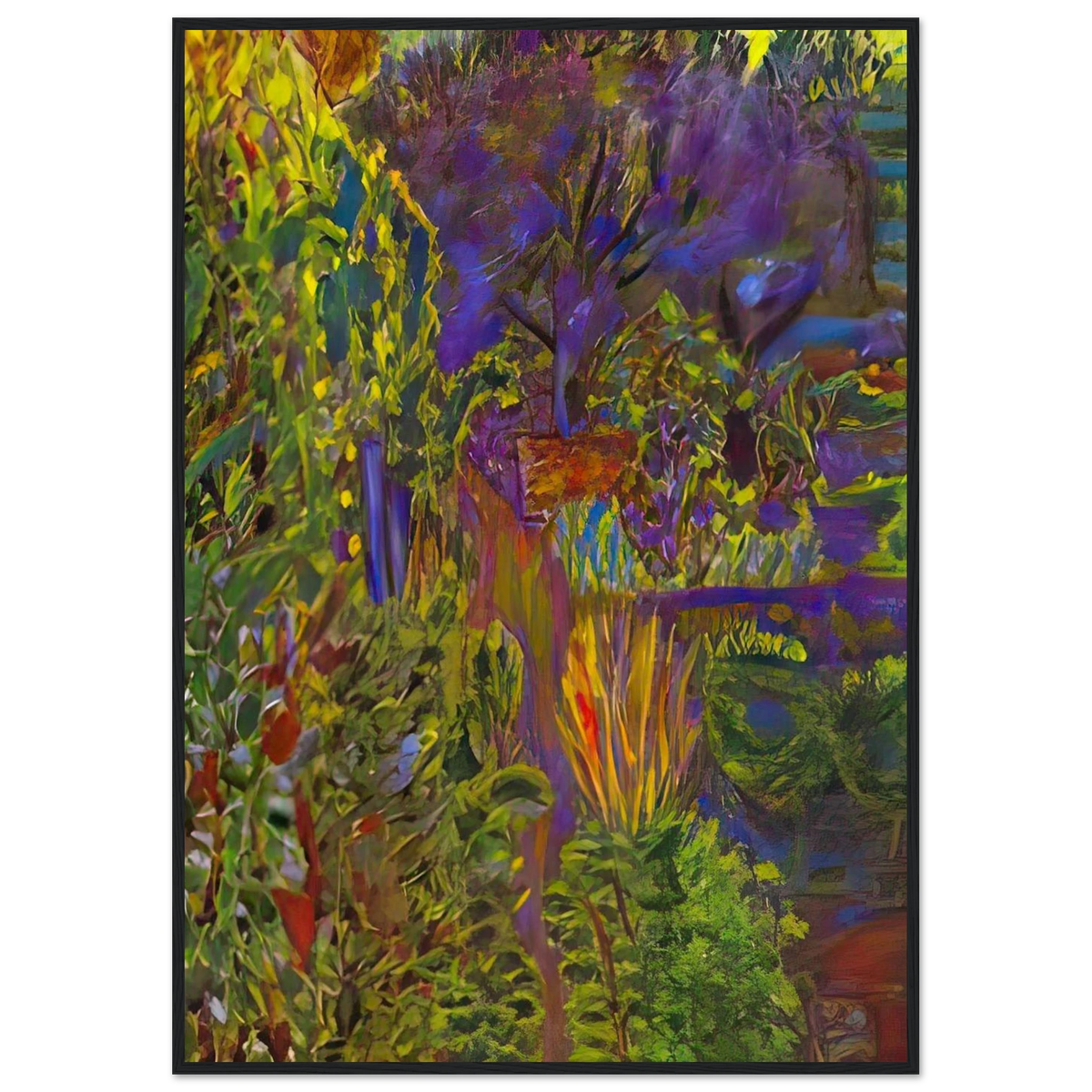 Garden at Midday Framed Poster | Pierre Bonnard Framed Prints Wall Art | Pierre Bonnard Shop