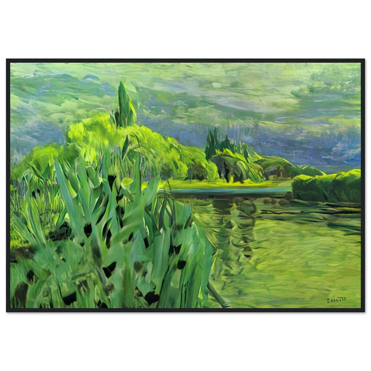 The Seine Framed Poster | Pierre Bonnard Framed Prints Wall Art | Pierre Bonnard Shop