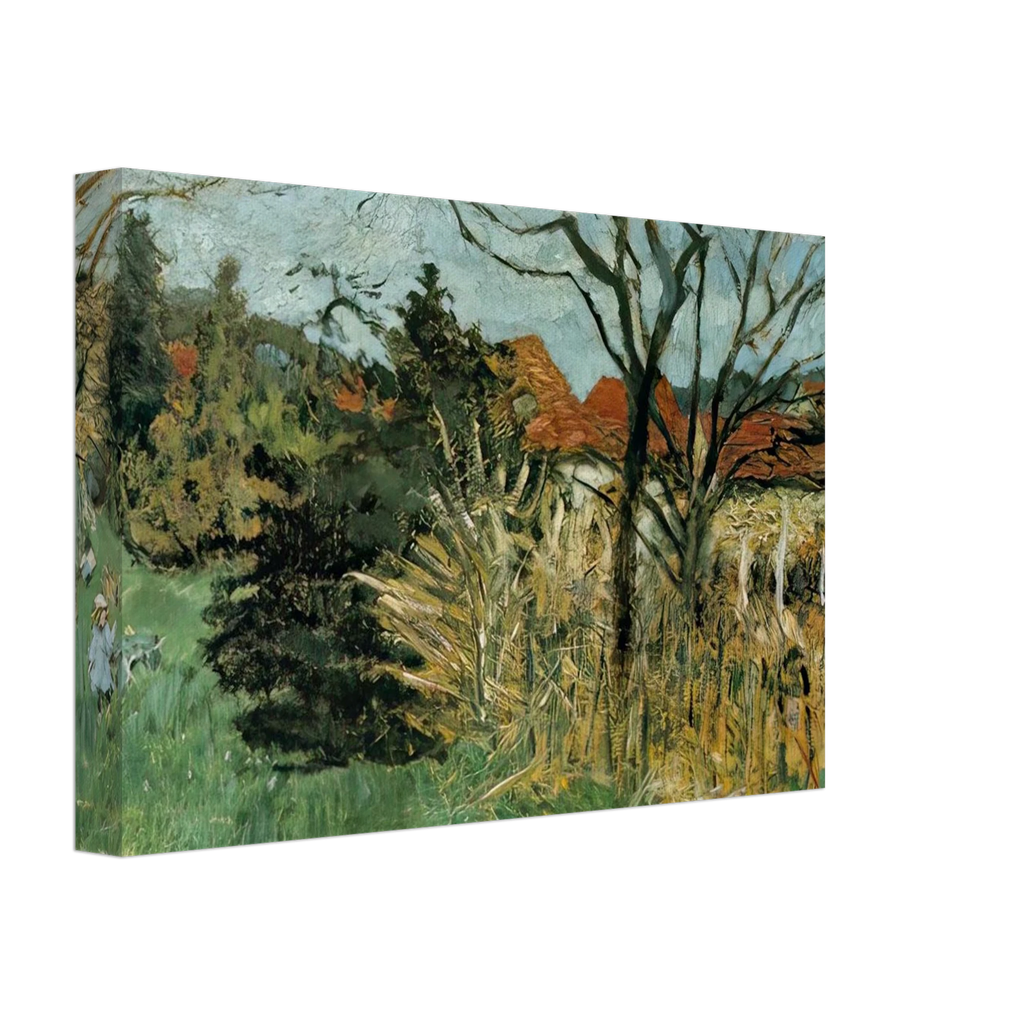 Girl with a Dog in the Park at Grand Lemps (also known as Dauphine) Canvas | Pierre Bonnard Canvas | Pierre Bonnard Shop