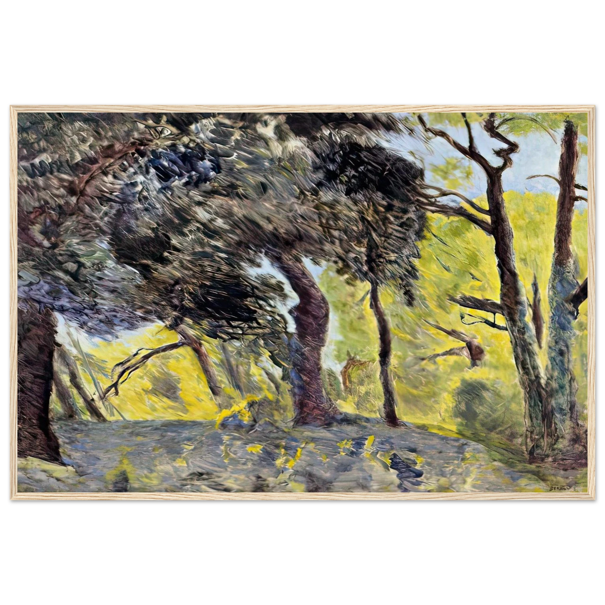 In the Woods (study) Framed Poster | Pierre Bonnard Framed Prints Wall Art | Pierre Bonnard Shop