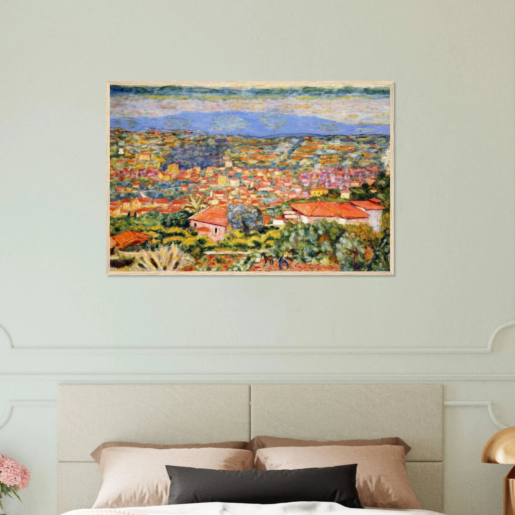 View of Le Cannet, Roofs Framed Poster | Pierre Bonnard Framed Prints Wall Art | Pierre Bonnard Shop