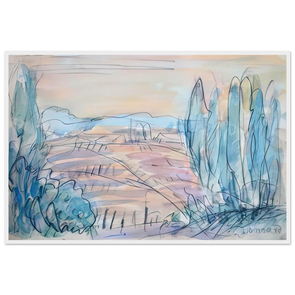 Côte d'Azur Framed Poster | Pierre Bonnard Framed Prints Wall Art | Pierre Bonnard Shop