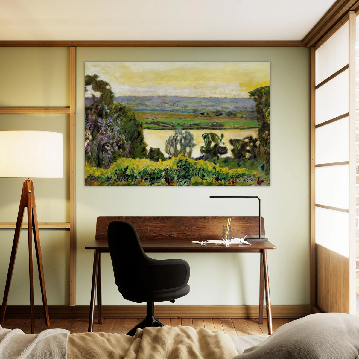 Landscape at Vernon Poster | Pierre Bonnard Poster | Pierre Bonnard Shop
