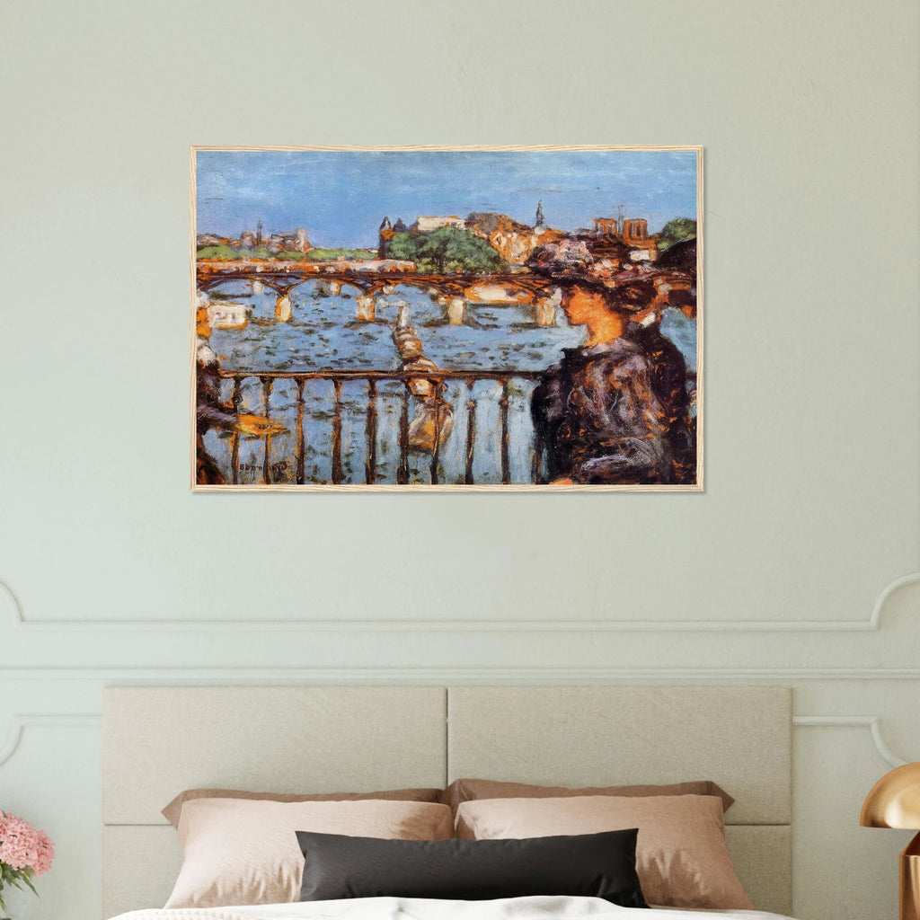 The Pont des Arts Framed Poster | Pierre Bonnard Framed Prints Wall Art | Pierre Bonnard Shop
