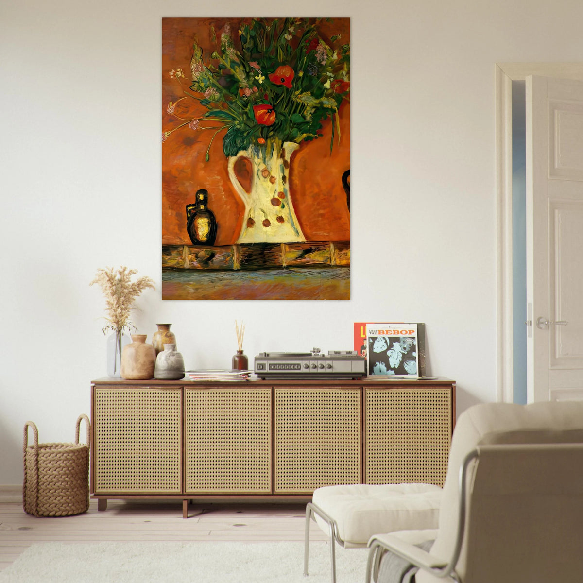 Flowers on a Mantlepiece Poster | Pierre Bonnard Poster | Pierre Bonnard Shop