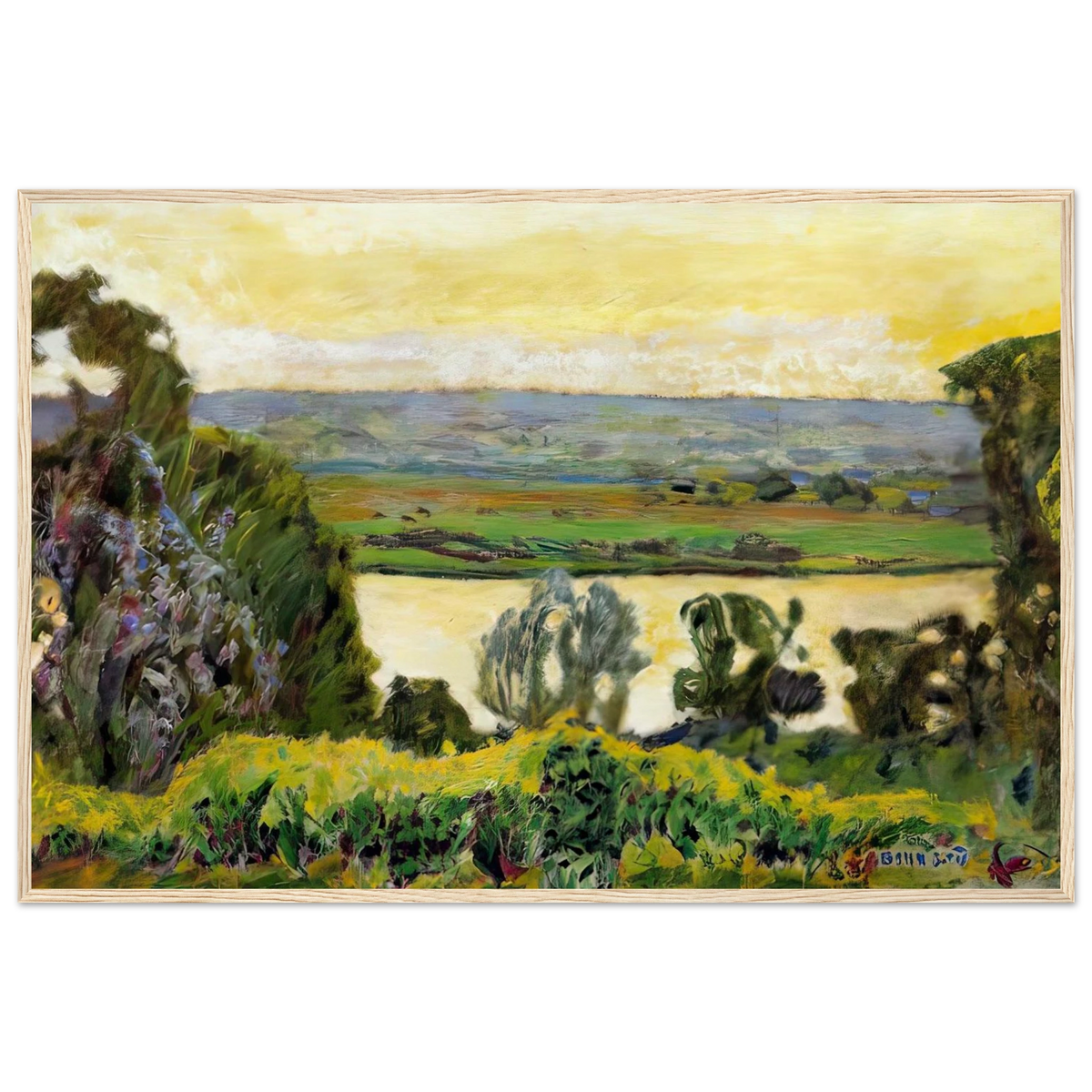 Landscape at Vernon Framed Poster | Pierre Bonnard Framed Prints Wall Art | Pierre Bonnard Shop