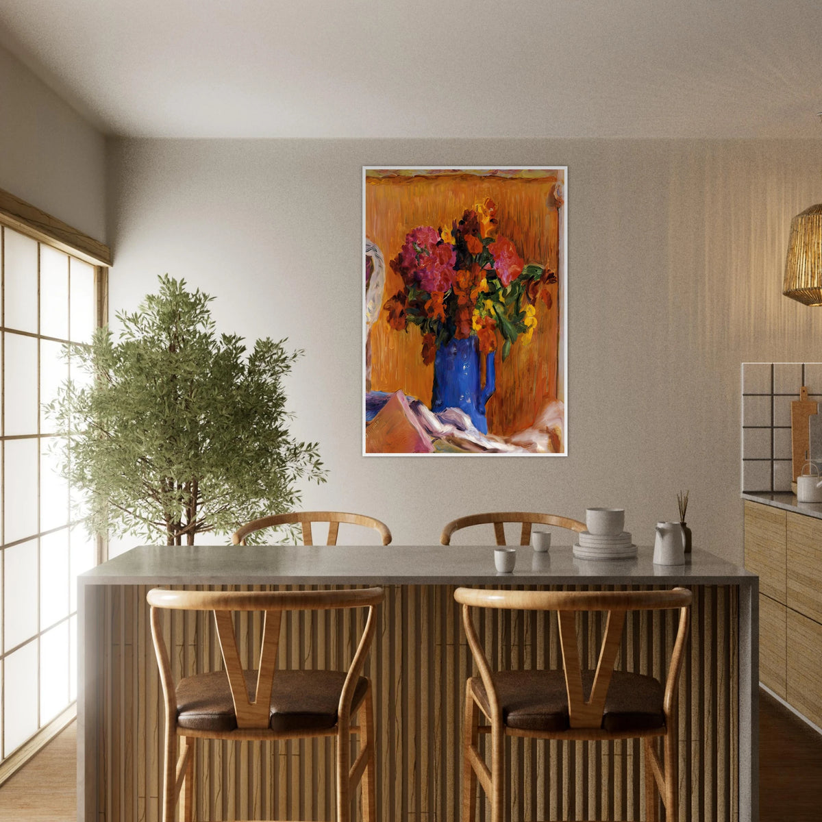 The Blue Pot Framed Poster | Pierre Bonnard Framed Prints Wall Art | Pierre Bonnard Shop