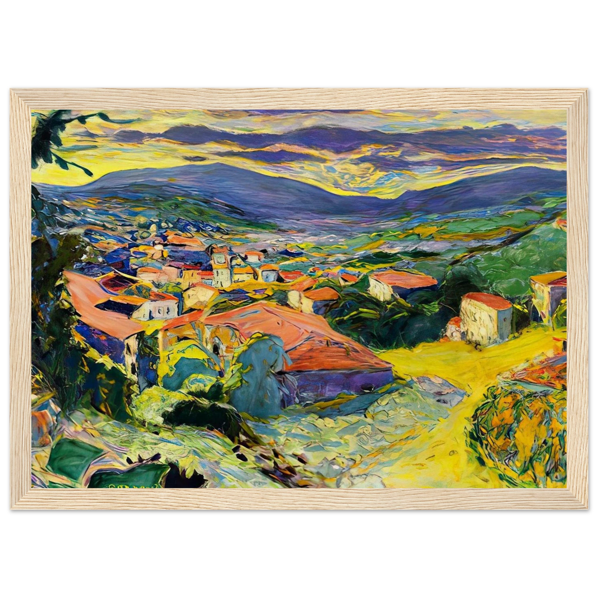 Landscape at Le Cannet Framed Poster | Pierre Bonnard Framed Prints Wall Art | Pierre Bonnard Shop