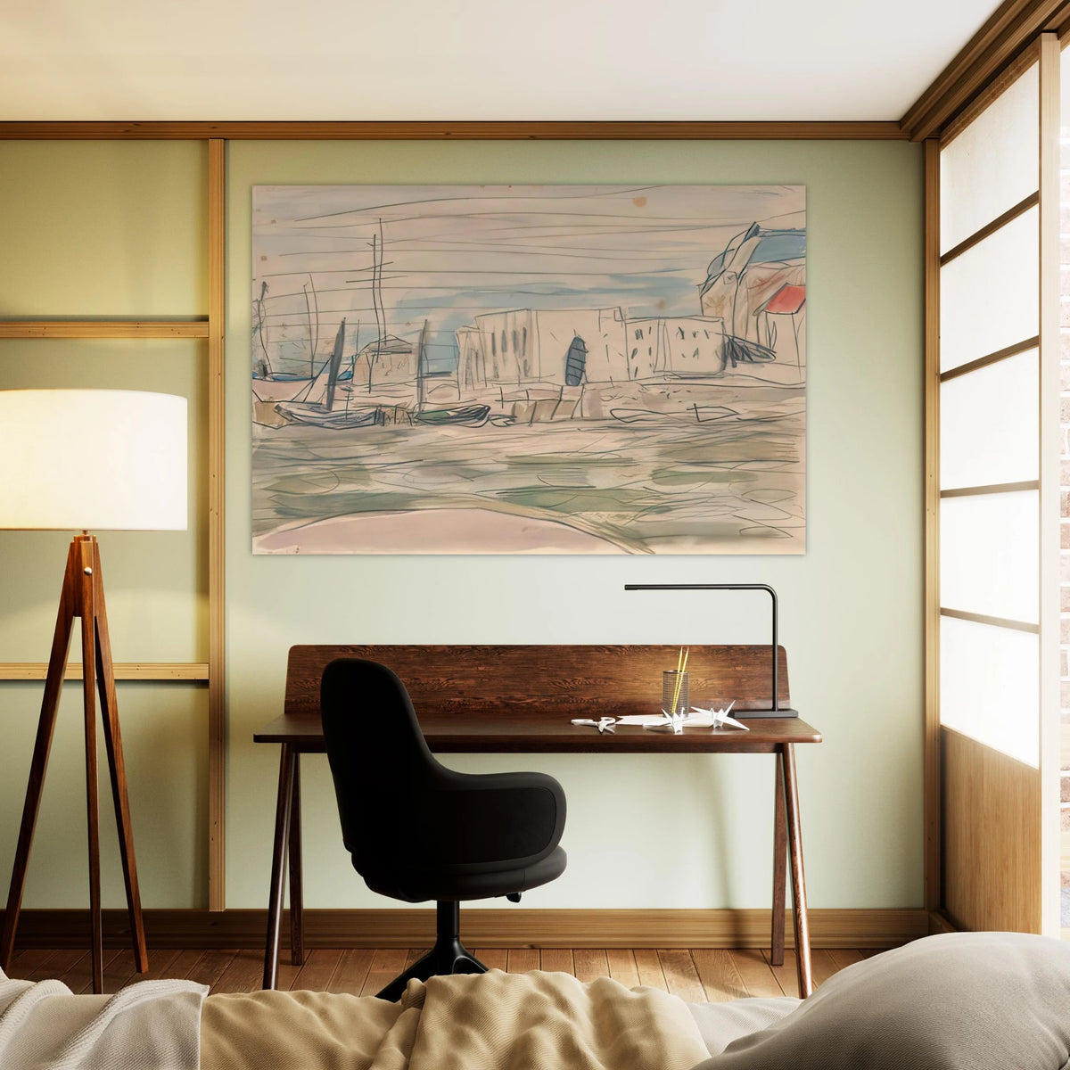 The Docks at Deauville Poster | Pierre Bonnard Poster | Pierre Bonnard Shop