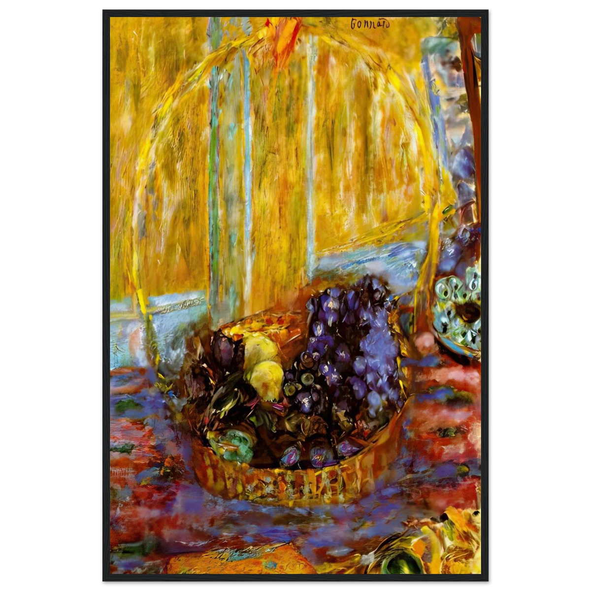Fruit Basket Framed Poster | Pierre Bonnard Framed Prints Wall Art | Pierre Bonnard Shop