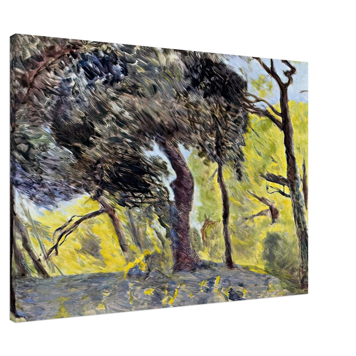 In the Woods (study) Canvas | Pierre Bonnard Canvas | Pierre Bonnard Shop