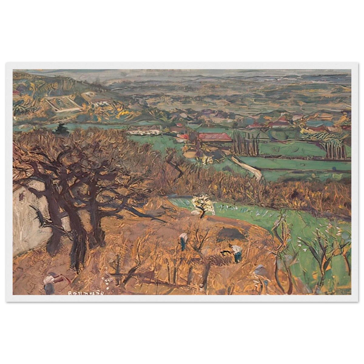 Dauphine Landscape Framed Poster | Pierre Bonnard Framed Prints Wall Art | Pierre Bonnard Shop
