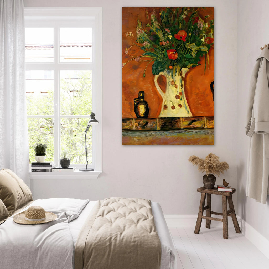 Flowers on a Mantlepiece Poster | Pierre Bonnard Poster | Pierre Bonnard Shop