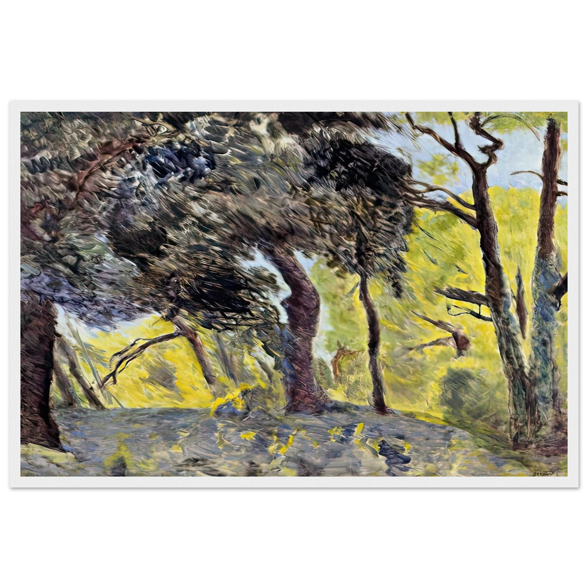 In the Woods (study) Framed Poster | Pierre Bonnard Framed Prints Wall Art | Pierre Bonnard Shop