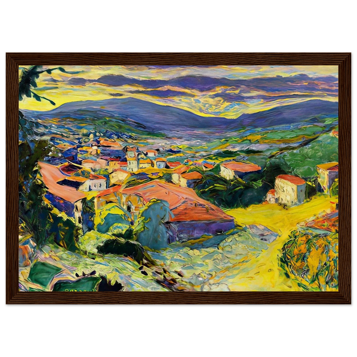 Landscape at Le Cannet Framed Poster | Pierre Bonnard Framed Prints Wall Art | Pierre Bonnard Shop