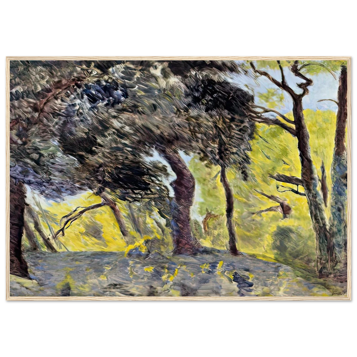 In the Woods (study) Framed Poster | Pierre Bonnard Framed Prints Wall Art | Pierre Bonnard Shop