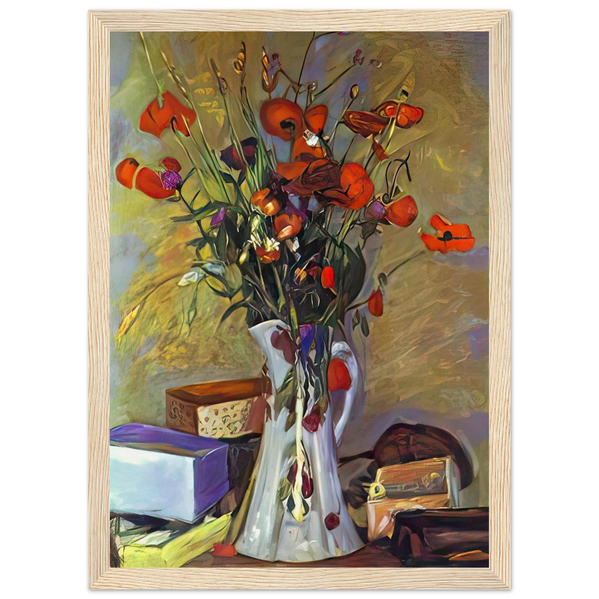 Poppies Framed Poster | Pierre Bonnard Framed Prints Wall Art | Pierre Bonnard Shop