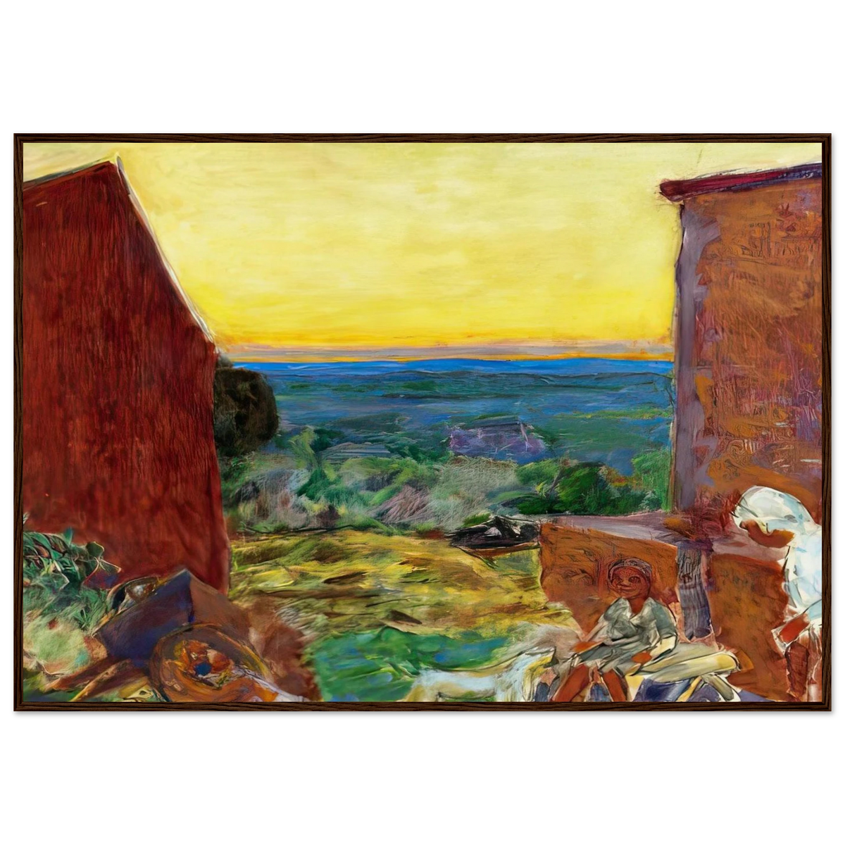 Landscape, Sunset Framed Poster | Pierre Bonnard Framed Prints Wall Art | Pierre Bonnard Shop