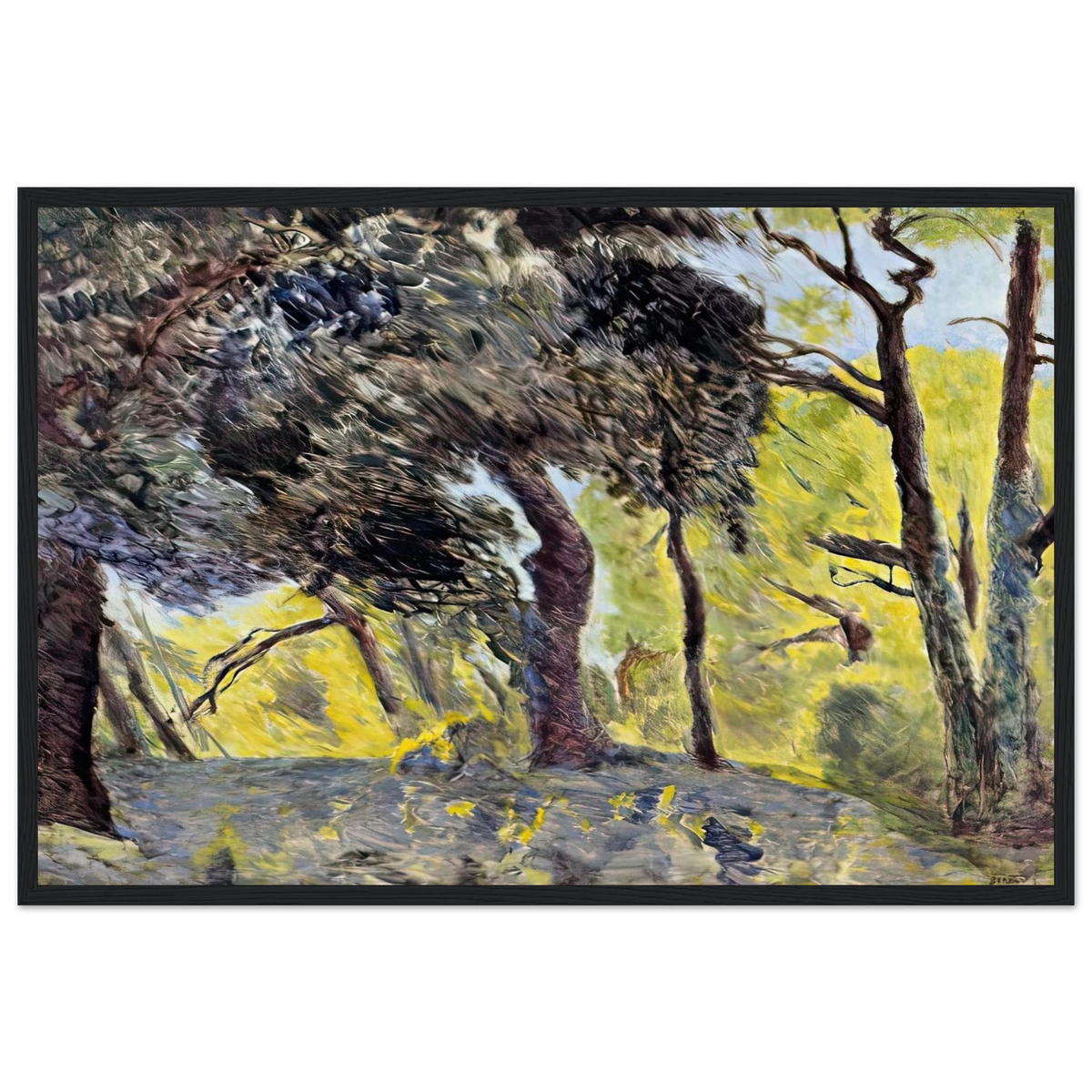 In the Woods (study) Framed Poster | Pierre Bonnard Framed Prints Wall Art | Pierre Bonnard Shop