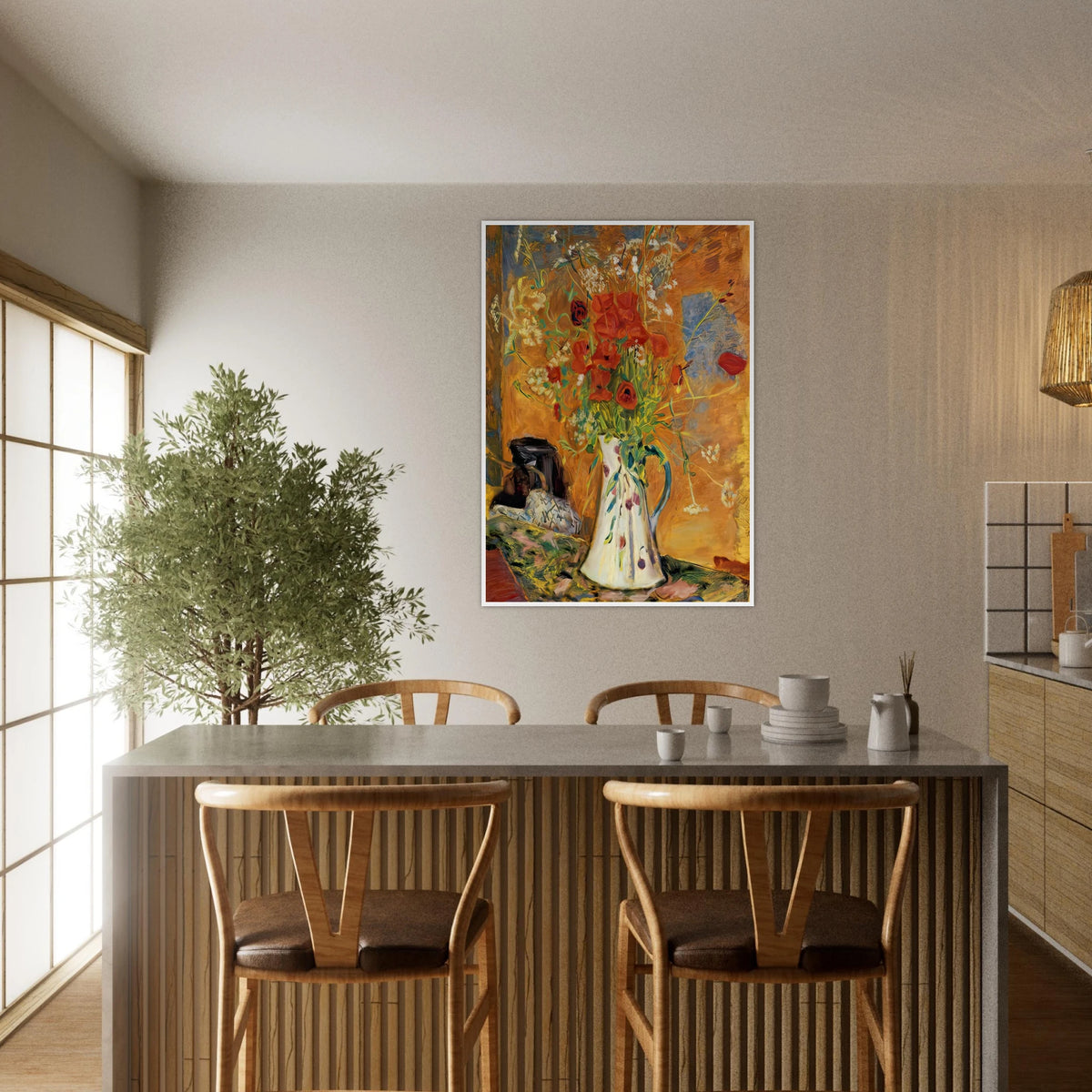 Poppies Framed Poster | Pierre Bonnard Framed Prints Wall Art | Pierre Bonnard Shop